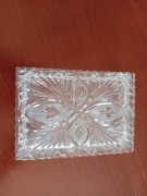 Kryształowe pudełko na karty vintage