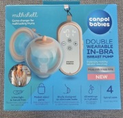 Mobilny podwójny laktator canpol babies milkshell