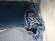 Spodnie dziecięce  dwukolorowe  nogawce rozmiar 66