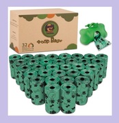 Woreczki na odchody 640 szt 32 rolki + Dozownik 