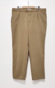 Męskie Spodnie Chinosy Materiałowe Karmelowe UR |R. 50/L