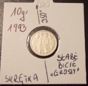 10 gr 1993 r.. DESTRUKT.... SKRĘTKA i inne