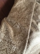 100% Jedwab naturalny stare zloto