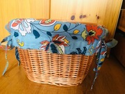 Wyściółka/wsad/materiał do koszyka rowerowego wzór turecki