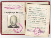 Warszawa 1949-1959, Legitymacja Związkowa Pracowników Przem.Chem.-znaczki