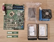 Części zestaw serwer HP ML310G4 +RAM +wentylator +2x dysk serwerowy Seagate