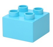 LEGO duplo turkusowy niebieski 2 na 2 klasyka PODSTAWOWY