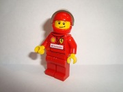 LEGO F1 FERRARI RACERS FIGURKA rac052s - MONTAŻYSTA OPON PIT STOPU 30196
