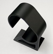 Podstawka stojak ekspozycja zegarka - czarny mat - elegancki uniwersalny