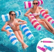 Nadmuchiwany materac ,łóżko do pływania, z pompką