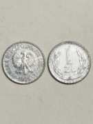 Moneta 1 zł z 1976 roku. PRL