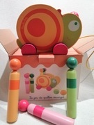 KRĘGLE I Ślimak do ciągania dla najmłodszych, MOULIN ROTY 1+