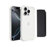 Etui iPhone 16 Pro Max Przezroczyste + GRATIS Ściereczka Clear Case