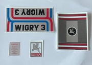 Naklejki rowerowe Romet Wigry 3 sitodruk Romet składak Wigry 3 PRL
