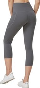 Legginsy damskie Zylioo długie z wysokim stanem kieszeń joga fitness L