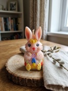 Zajączek Magnolia Premium – Podaruj Uśmiech | Rękodzieło Prezent Wielkanoc