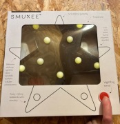 Nowa gwiazda dekoracja baterie led smukee lampka