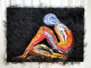 Duży Obraz z Włókien Sizal