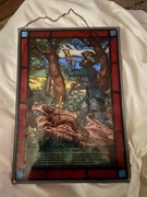 Witraż. Motyw myśliwski. 