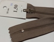 Zamek spiralny spirala 18cm szary