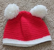 Czapeczka na Święta Mikołaj Mikołajka, rękodzieło