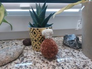 Handmade pluszak włóczka kurczak breloczek prezent