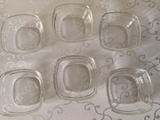 DURALEX Salaterki 200 ml 6 szt Grube Szkło Retro Made in France Miseczki