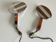 Lusterka motocyklowe z kierunkowskazami 