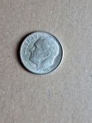 10 centów srebro próby 900 1961r.