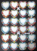 Papier Różne tłoczony scrapbooking decoupage 13,5 x 24,5 - wycięty