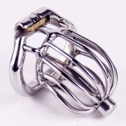 Pas cnoty chastity cock cage klatka na penisa + Stalowy Dilator oring 57mm