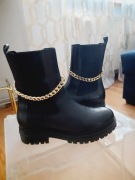 Botki czarne rozmiar 42 Stan idealny Cosmoparis skóra 