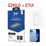 ETUI + SZKŁO FLEXIBLE GLASS 3MK IPHONE 13 / 13 PRO