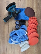 Akumulatorowa maszyna polerska + zestaw