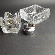 Popielniczka z zapalniczką Geoffrey Baxter dla Whitefriars - lata 60