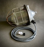 Stara lampa wisząca - loft/industrialna