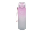 Bidon Aqua Pure 600ml różowo-szary Astra