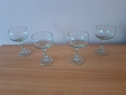 Szampanówki szkło zestaw 4sztuki kieliszki