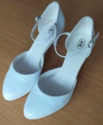 czółenka ślubne r. 39