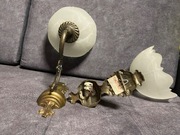 Mosiężne kinkiety PRL