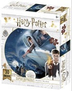 Puzzle 3D Harry Potter Ford Anglia nad Hogwartem