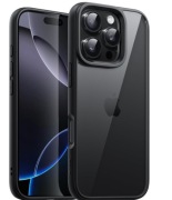 Etui JETech iPhone 16 Pro czarne 6,3 cala