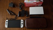 Nintendo Switch OLED 64gb + karta SD 512gb + etui Zelda