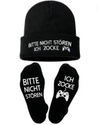 Sprzedam zabawne skarpetki i bawełniane czapki zestaw prezentowy dla graczy