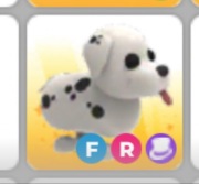 Adopt me pet Dalmatian