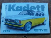 OPEL KADETT GT/E 1975 Tablica na ścianę warsztat