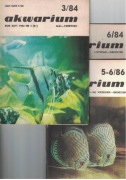 dwumiesięcznik akwarium  3 szt 1984r i 1986