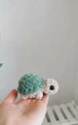 Żółwik na szydełku, handmade turtle, dekoracja 