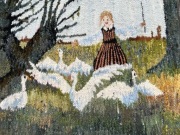 Kilim Gobelin J. Strzelecka Gęsiarka