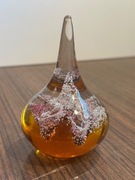 Śliczna szklana ozdoba przycisk do papieru